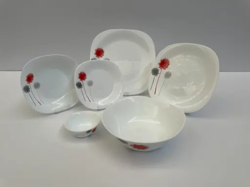 سرویس آرکوپال برمیولی اسپانیایی طرح دندلیون قرمز